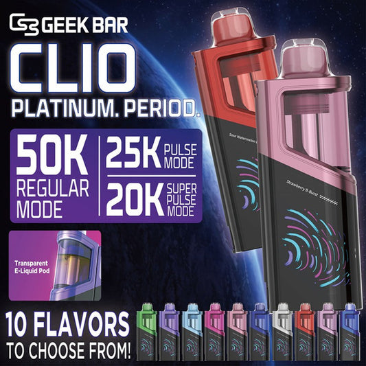 Geek Bar CLIO Platinum 50k POD